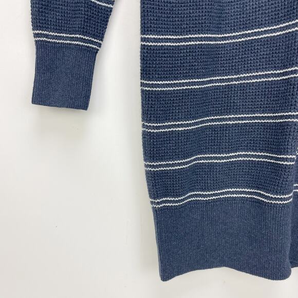 prAna Womens Milani Henley Dress Small Nautical Stripe Blue NWT - Picture 5 of 9